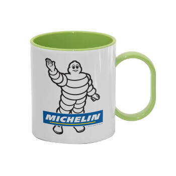Michelin, Κούπα (πλαστική) (BPA-FREE) Polymer Πράσινη για παιδιά, 330ml