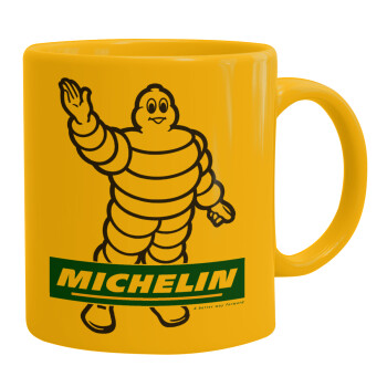 Michelin, Κούπα, κεραμική κίτρινη, 330ml