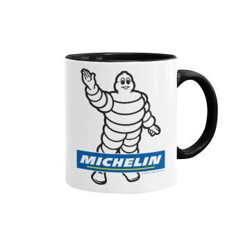 Michelin, Κούπα χρωματιστή μαύρη, κεραμική, 330ml