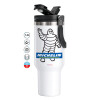 Mega Stainless steel Tumbler with lid, double wall 1,2L