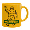 Ceramic coffee mug yellow, 330ml