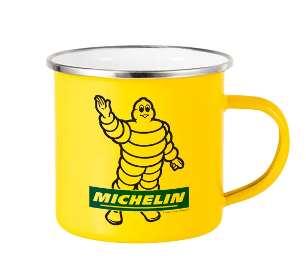 Michelin — Yellow Enamel Metallic Cup 360ml