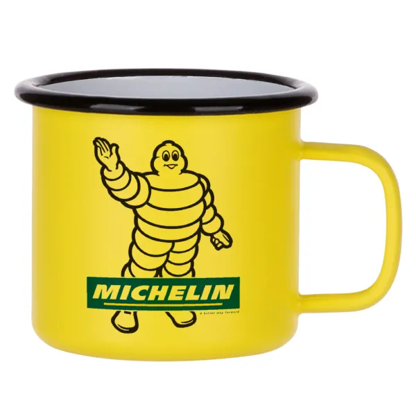 Michelin — Κούπα Μεταλλική εμαγιέ ΜΑΤ Κίτρινη 360ml
