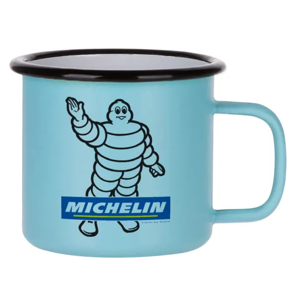 Michelin — Κούπα Μεταλλική εμαγιέ ΜΑΤ σιέλ 360ml