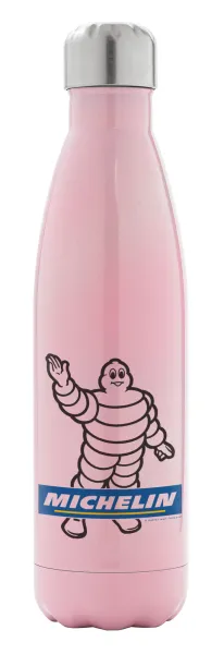 Michelin — Metal mug thermos Pink Iridiscent (Stainless steel), double wall, 500ml