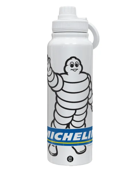 Michelin — 1L Stainless Steel Thermal Bottle with Phone Holder & Double Wall Insulation