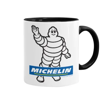 Michelin, Κούπα χρωματιστή μαύρη, κεραμική, 330ml