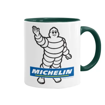Michelin, Κούπα χρωματιστή πράσινη, κεραμική, 330ml