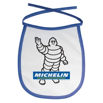 Michelin, Σαλιάρα μωρού αλέκιαστη με κορδόνι Μπλε