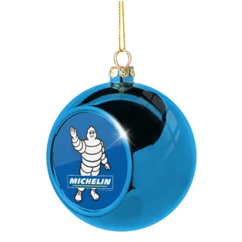 Michelin, Blue Christmas tree ball ornament 8cm