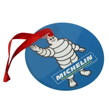 Michelin, Christmas ornament glass 9cm