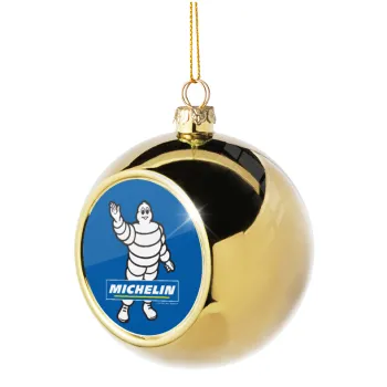 Michelin, Golden Christmas tree ball ornament 8cm