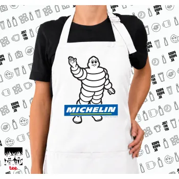 Michelin, Ποδιά μακριά Σεφ ολόσωμη με τσέπες white (ΕΝΗΛΙΚΩΝ)