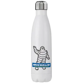 Michelin, Μεταλλικό παγούρι θερμός (Stainless steel), διπλού τοιχώματος, 750ml