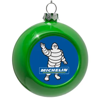 Michelin, Green Christmas tree ornament bauble 8cm
