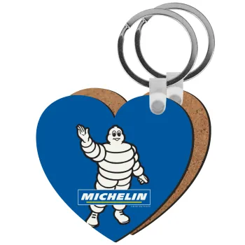 Michelin, Μπρελόκ Ξύλινο καρδιά MDF