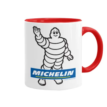 Michelin, Mug colored red, ceramic, 330ml