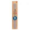 Easter Set, wooden keychain & scented Easter candle flat (30cm) (GRAY)