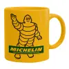 Ceramic coffee mug yellow, 330ml
