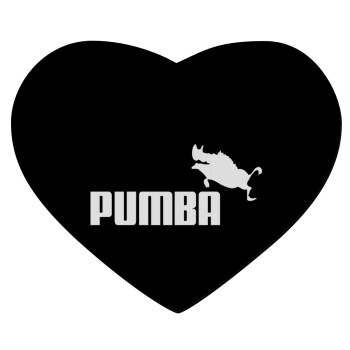 Pumba, Mousepad καρδιά 23x20cm