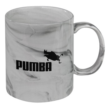 Pumba, Mug ceramic marble style, 330ml