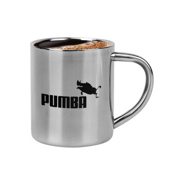 Pumba, Κουπάκι μεταλλικό διπλού τοιχώματος για espresso (220ml)