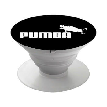 Pumba, Pop Socket Λευκό Βάση Στήριξης Κινητού στο Χέρι