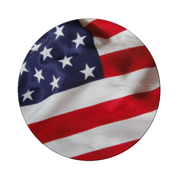 Σημαία Αμερικής, Επιφάνεια κοπής γυάλινη στρογγυλή (30cm)
