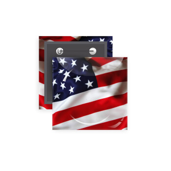 Σημαία Αμερικής, Κονκάρδα παραμάνα τετράγωνη 5x5cm