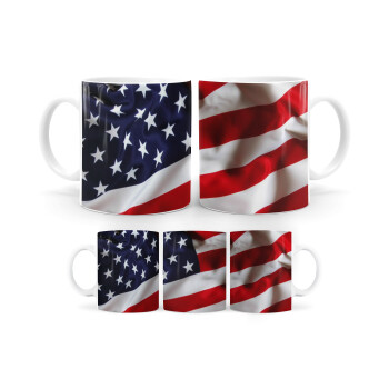 Σημαία Αμερικής, Κούπα, κεραμική, 330ml (1 τεμάχιο)