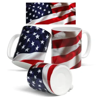 Σημαία Αμερικής, Κούπα, κεραμική, 330ml