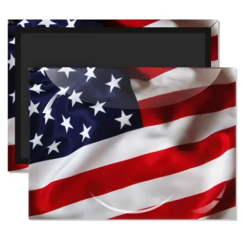Σημαία Αμερικής, Ορθογώνιο μαγνητάκι ψυγείου διάστασης 9x6cm