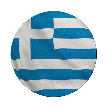 Σημαία Ελλάδας, Επιφάνεια κοπής γυάλινη στρογγυλή (30cm)