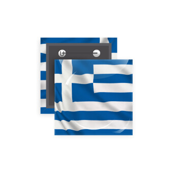 Σημαία Ελλάδας, Κονκάρδα παραμάνα τετράγωνη 5x5cm