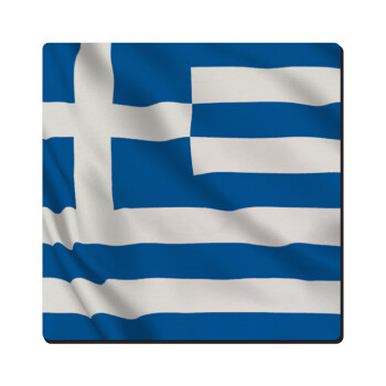 Σημαία Ελλάδας, Τετράγωνο μαγνητάκι ξύλινο 6x6cm