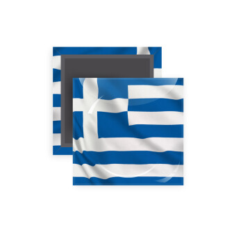 Σημαία Ελλάδας, Μαγνητάκι ψυγείου τετράγωνο διάστασης 5x5cm