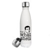 The office Michael That's what she said, Metal mug thermos White (Stainless steel), double wall, 500ml