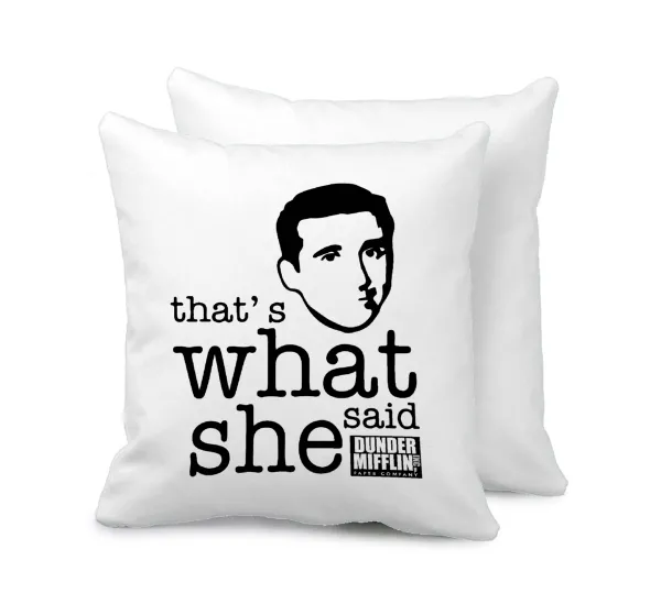 The office Michael That's what she said — Μαξιλάρι καναπέ 40x40cm περιέχεται το  γέμισμα