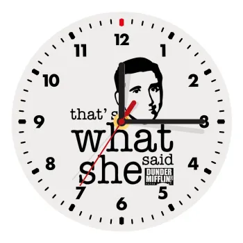 The office Michael That's what she said, Ρολόι τοίχου ξύλινο (20cm)