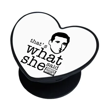 The office Michael That's what she said, Phone Holders Stand  καρδιά Μαύρο Βάση Στήριξης Κινητού στο Χέρι