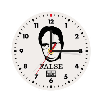 The office Dwight, Wooden wall clock (20cm)