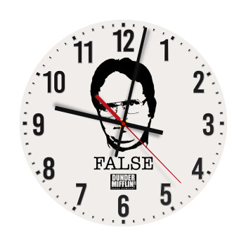 The office Dwight, Ρολόι τοίχου ξύλινο (30cm)
