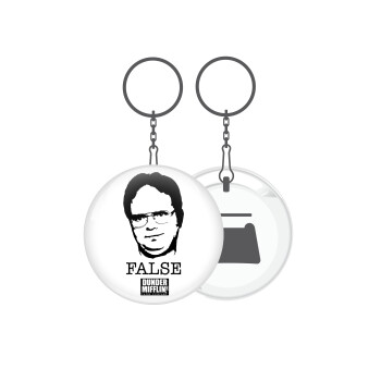 The office Dwight, Μπρελόκ μεταλλικό 5cm με ανοιχτήρι