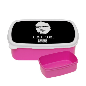 The office Dwight, ΡΟΖ παιδικό δοχείο φαγητού (lunchbox) πλαστικό (BPA-FREE) Lunch Βox M18 x Π13 x Υ6cm
