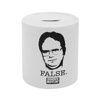 The office Dwight, Κουμπαράς πορσελάνης με τάπα