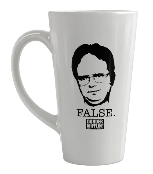 The office Dwight — Large tapered latte mug, ceramic, 450ml