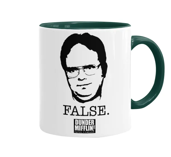 The office Dwight — Κούπα χρωματιστή πράσινη, κεραμική, 330ml