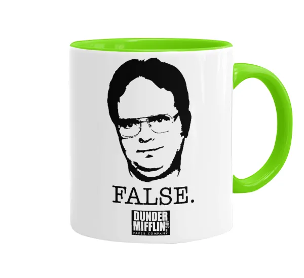 The office Dwight — Mug colored light green, ceramic, 330ml