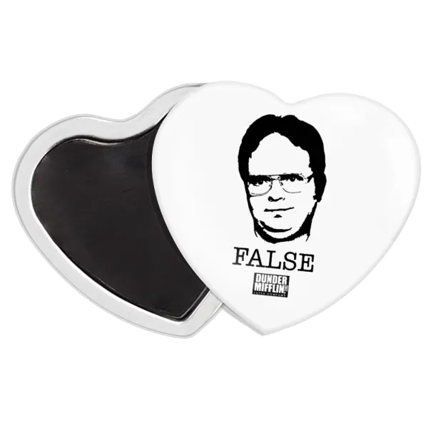 The office Dwight — Μαγνητάκι καρδιά (57x52mm)