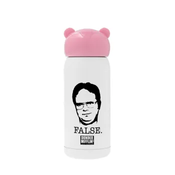 The office Dwight, Ροζ ανοξείδωτο παγούρι θερμό (Stainless steel), 320ml